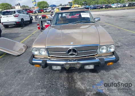 1985 Mercedes-Benz 380 Sl from USA, damaged, VIN WDBBA45D5FA022196